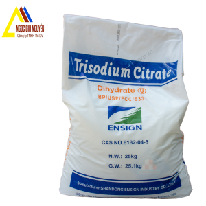 Trisodium Citrate Dihydrate – Na₃C₆H₅O₇·2H₂O | Hóa Chất Ngọc Gia Nguyễn